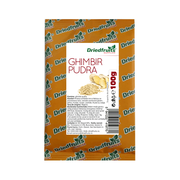 Ghimbir pudra - 100 g imagine produs 2021 Dried Fruits